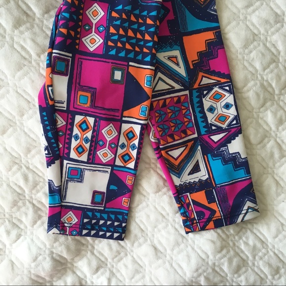Onzie Leggings Vibrant Graphic Pop Art Print XS - Picture 4 of 6